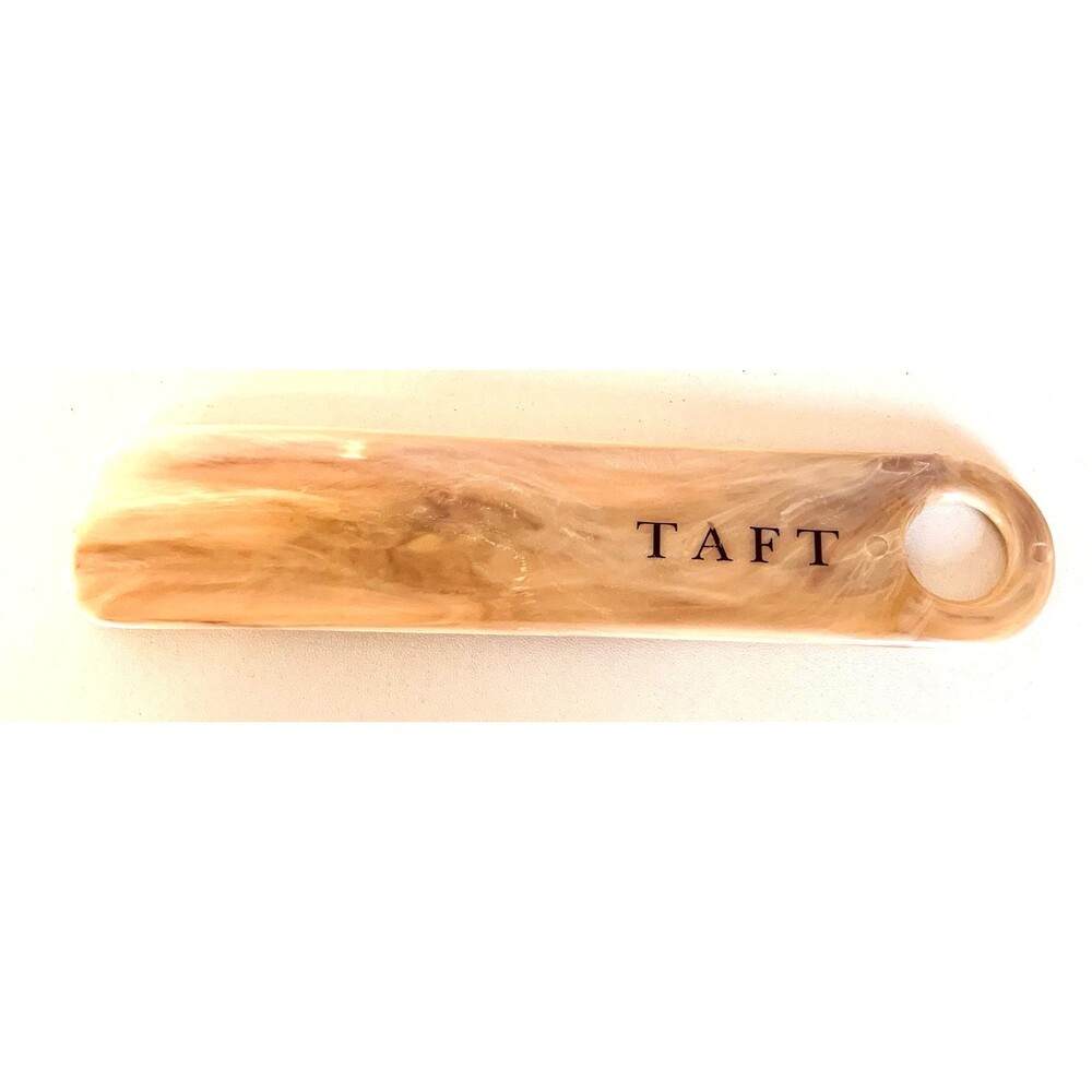 TAFT Shoehorn Marble Brown Plastic Shoehorn 7.5 New